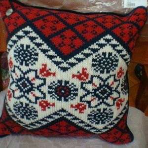 Sundance Catalog sweater pillow Chandler 4 corners Poppy Gall